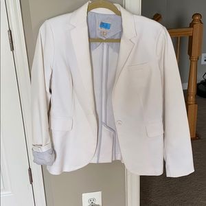 White blazer